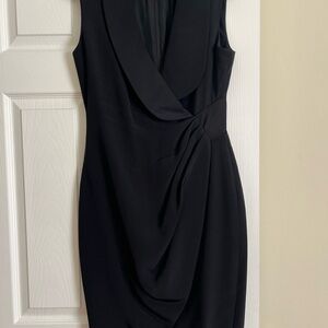 PRABAL GURUNG Elegant Black Sleeveless Dress